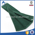 Alibaba wholesale sports golf gym gift towels with metal hook and grommet